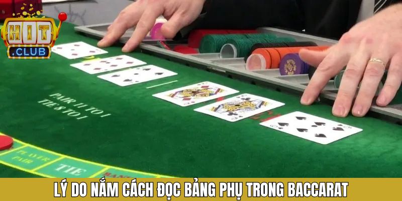 Lợi ích nhận được khi biết cách đọc bảng phụ baccarat